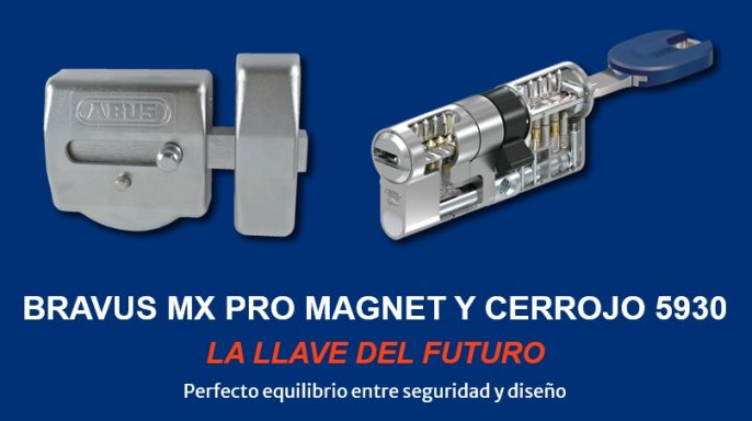 CERROJO ABUS MX PRO Y BOMBILLO MAGNET